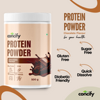 Concify Protein Powder (Chocolate Flavour)| Whey protein, BCAA with 14 Vitamins and 11 Minerals | 500 grams