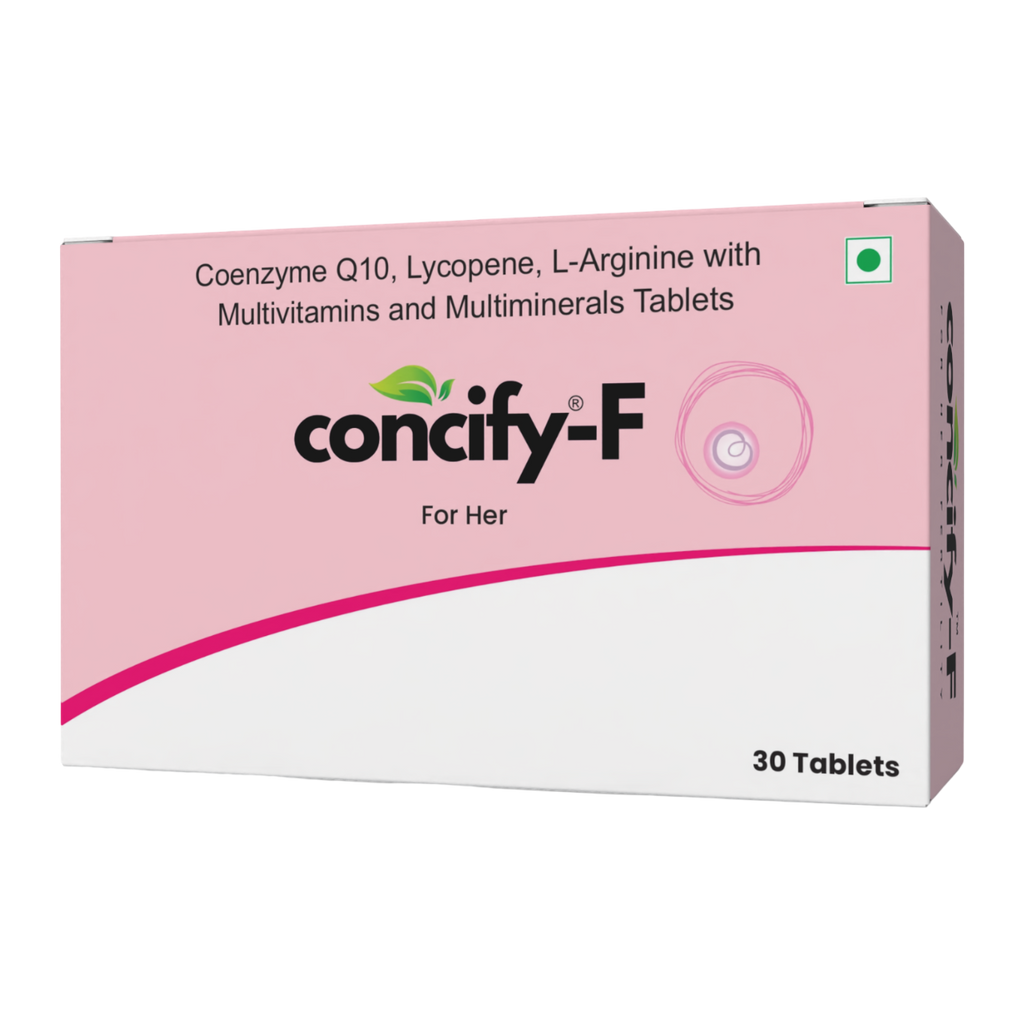 Concify - F | Female Fertility Support Supplement | Supports Egg Quality, Ovulation & Implantation for Natural Conception
