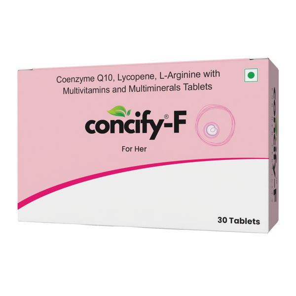 Concify - F | Female Fertility Support Supplement | Supports Egg Quality, Ovulation & Implantation for Natural Conception