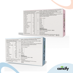Fertility Supplement Combo for Husband and Wife | Concify M & Concify F Combo Pack