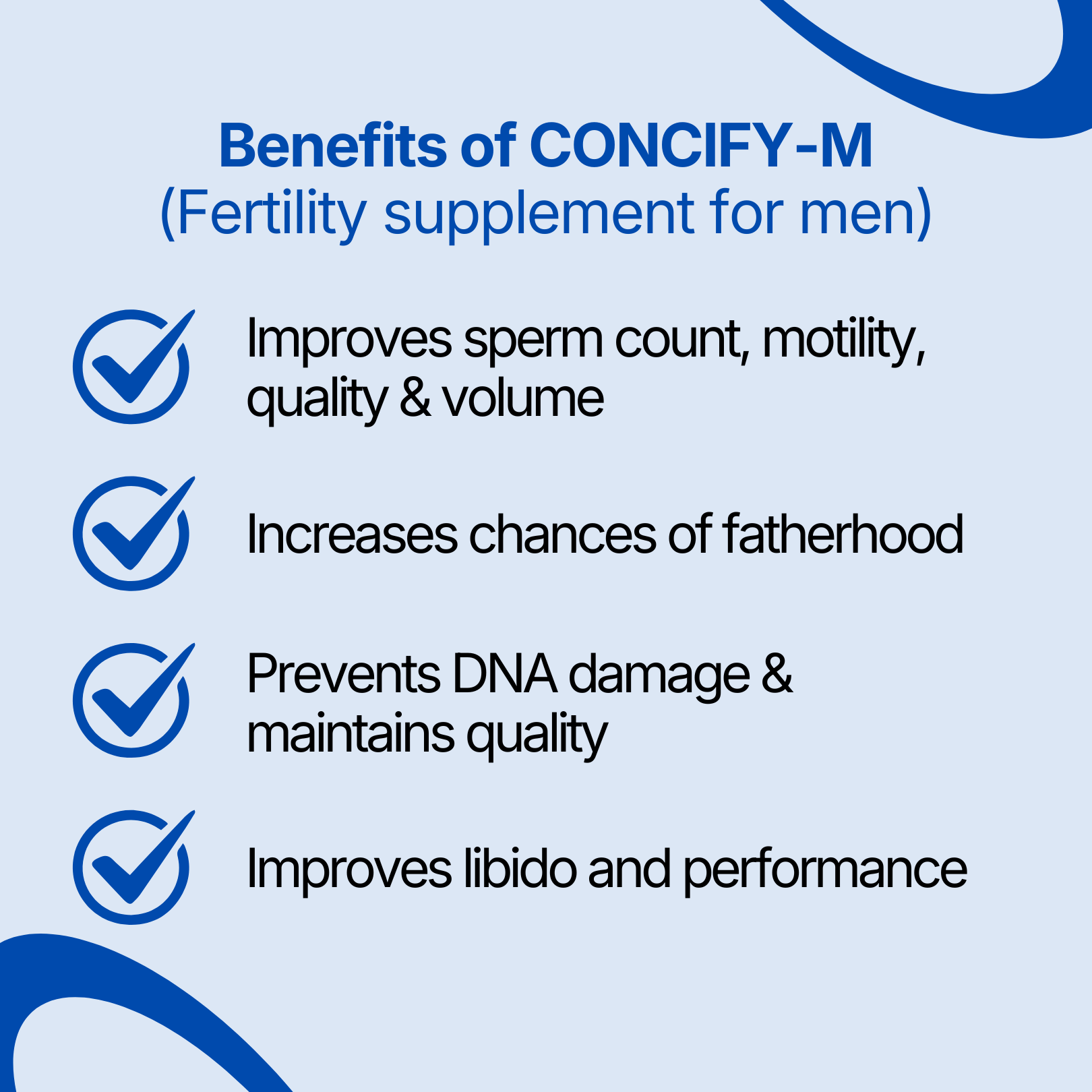 Complete Fertility Combo with Protein Powder for Husband and Wife | Concify M, F & Protein Powder Combo
